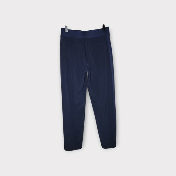 Athleta Womens Brooklyn Ankle Pants Size 2 XS Navy Blue Mid Rise Straight Leg - Picture 6 of 6